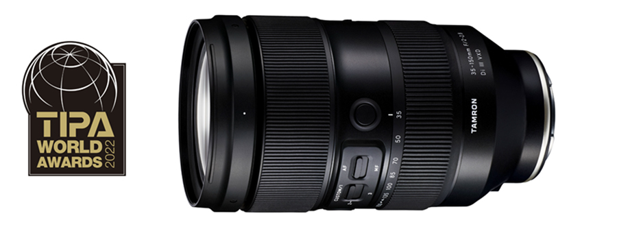 TAMRON vuelve a ganar dos prestigiosos premios TIPA 2022